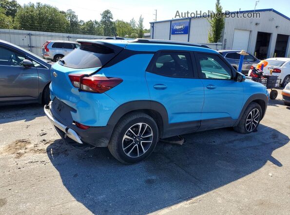 KL79MPSL0SB070632 2025 CHEVROLET TRAILBLAZER Blue უკანა მარჯვენა
