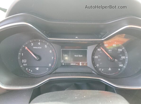 KL79MPSL1MB035794 2021 CHEVROLET TRAILBLAZER Black Instrument cluster view
