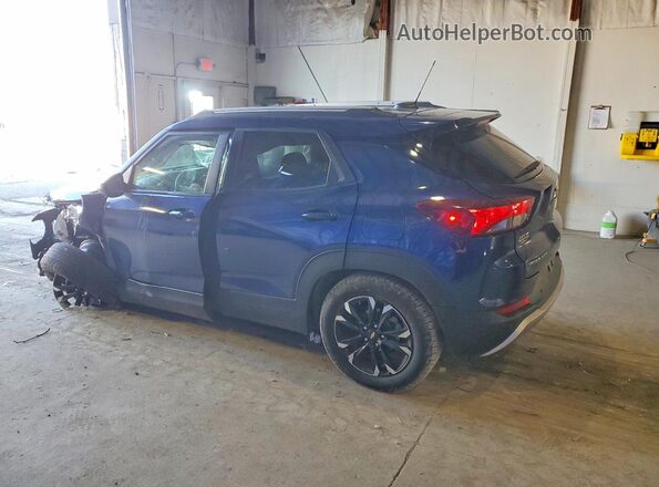 KL79MPSL1NB029334 2022 CHEVROLET TRAILBLAZER Blue Rear left