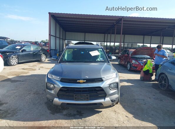 KL79MPSL1NB051107 2022 CHEVROLET TRAILBLAZER Gray Widok deski rozdzielczej