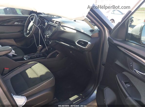KL79MPSL1NB051107 2022 CHEVROLET TRAILBLAZER Gray Widok wnętrza z przodu