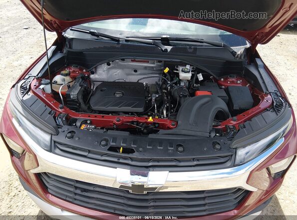 KL79MPSL1SB191668 2025 CHEVROLET TRAILBLAZER Maroon Հետևի տեսք