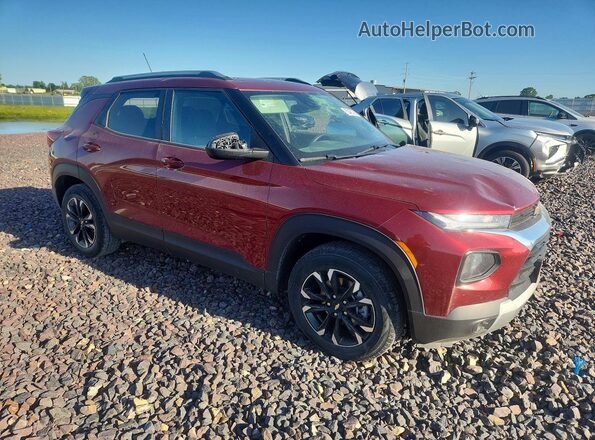 KL79MPSL2NB085069 2022 CHEVROLET TRAILBLAZER Бордовый Передняя правая четверть