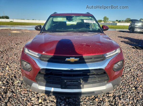 KL79MPSL2NB085069 2022 CHEVROLET TRAILBLAZER Бордовый Вид спереди