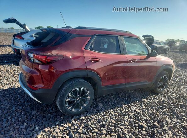 KL79MPSL2NB085069 2022 CHEVROLET TRAILBLAZER Бордовый Задняя правая четверть