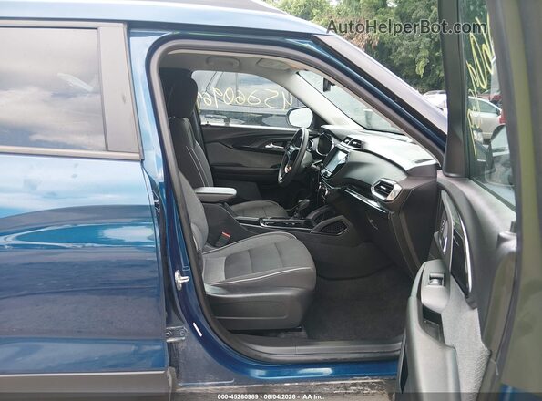 KL79MPSL3MB053116 2021 CHEVROLET TRAILBLAZER Blue Вид салону спереду