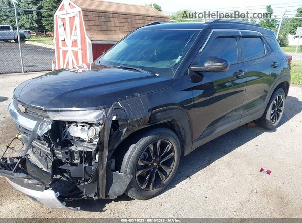 KL79MPSL3NB036902 2022 CHEVROLET TRAILBLAZER Черный Передняя левая четверть