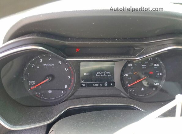 KL79MPSL3NB047673 2022 CHEVROLET TRAILBLAZER Black Widok zestawu wskaźników