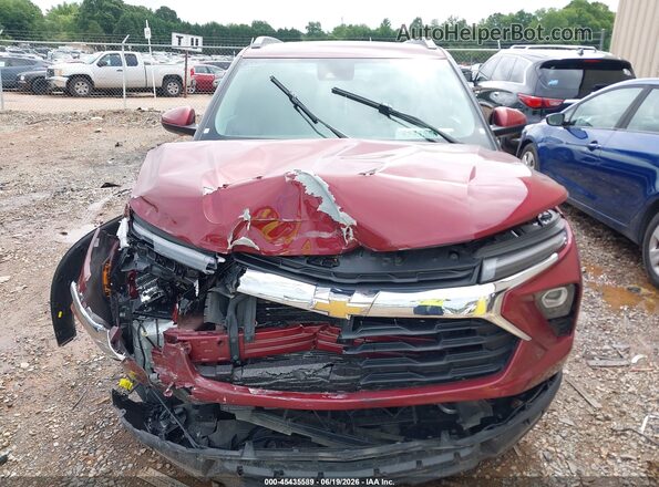 KL79MPSL3SB185841 2025 CHEVROLET TRAILBLAZER Red Instrument cluster view