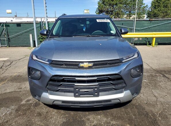 KL79MPSL4MB003647 2021 CHEVROLET TRAILBLAZER Gray Front view