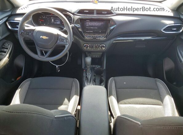 KL79MPSL4MB003647 2021 CHEVROLET TRAILBLAZER Gray Dashboard view