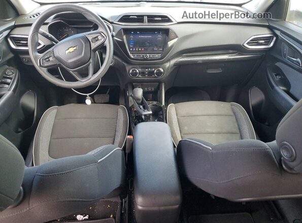KL79MPSL4MB016334 2021 CHEVROLET TRAILBLAZER White წინა პანელის ხედი