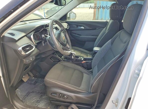 KL79MPSL4MB016334 2021 CHEVROLET TRAILBLAZER White წინა სალონის ხედი