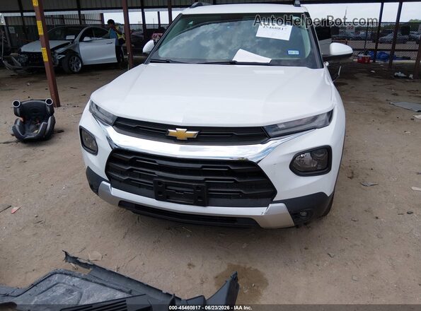 KL79MPSL4NB070945 2022 CHEVROLET TRAILBLAZER White ხელსაწყოთა პანელის ხედი
