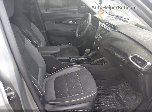 KL79MPSL4PB149633 2023 CHEVROLET TRAILBLAZER Gray Front interior view