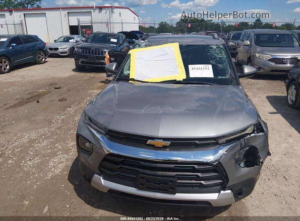 KL79MPSL4PB149633 2023 CHEVROLET TRAILBLAZER Gray Front view
