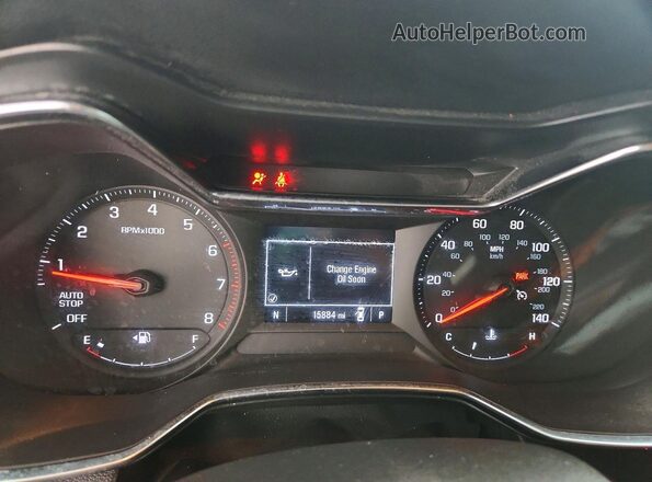 KL79MPSL4PB171986 2023 CHEVROLET TRAILBLAZER Gray ხელსაწყოთა პანელის ხედი