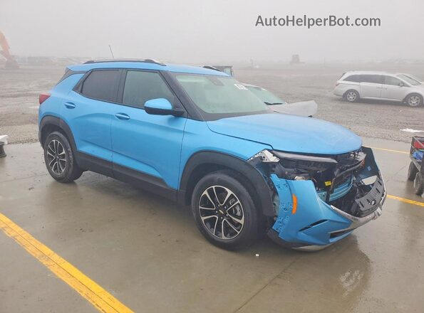 KL79MPSL4SB102935 2025 CHEVROLET TRAILBLAZER Синий Передняя правая четверть