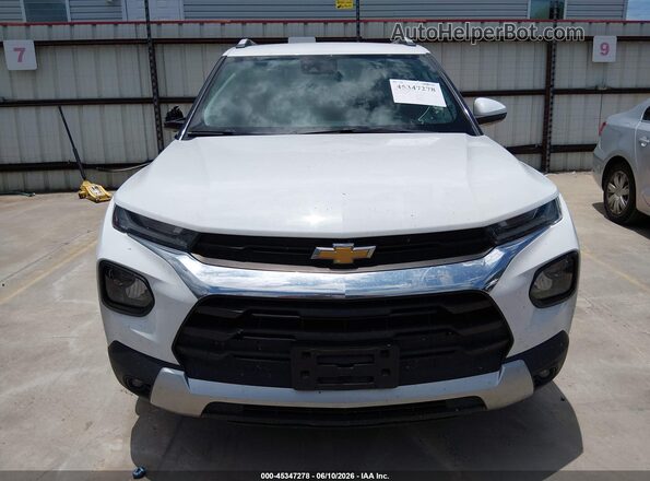 KL79MPSL5NB045813 2022 CHEVROLET TRAILBLAZER White Widok deski rozdzielczej