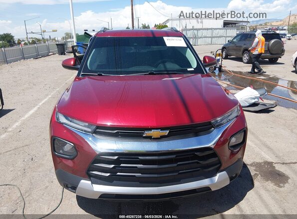 KL79MPSL5PB212738 2023 CHEVROLET TRAILBLAZER Red Вид щитка приладів
