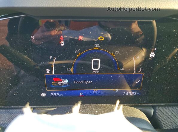 KL79MPSL5RB145898 2024 CHEVROLET TRAILBLAZER White Instrument cluster view