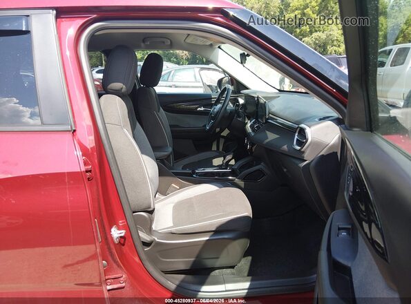 KL79MPSL5SB148323 2025 CHEVROLET TRAILBLAZER Red Front interior view