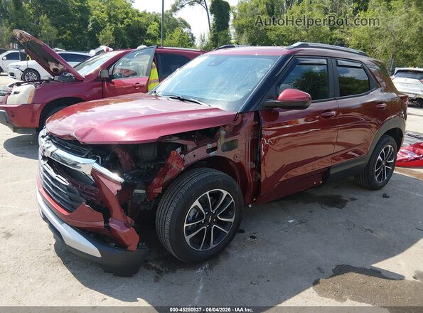 KL79MPSL5SB148323 2025 CHEVROLET TRAILBLAZER Red Front left