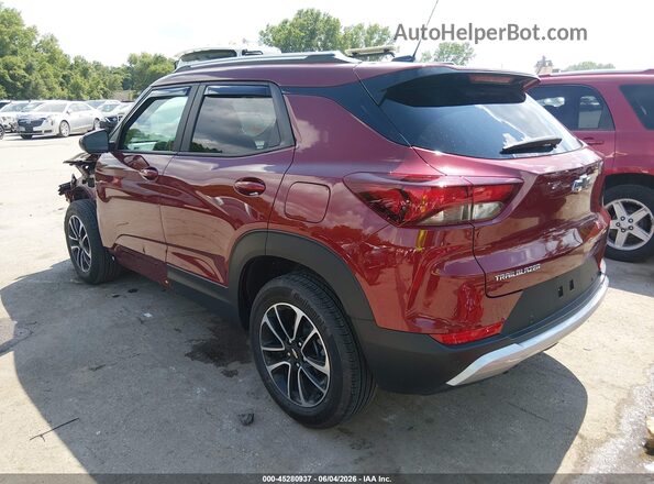 KL79MPSL5SB148323 2025 CHEVROLET TRAILBLAZER Red Rear left