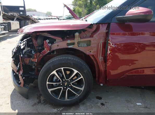 KL79MPSL5SB148323 2025 CHEVROLET TRAILBLAZER Red Front view