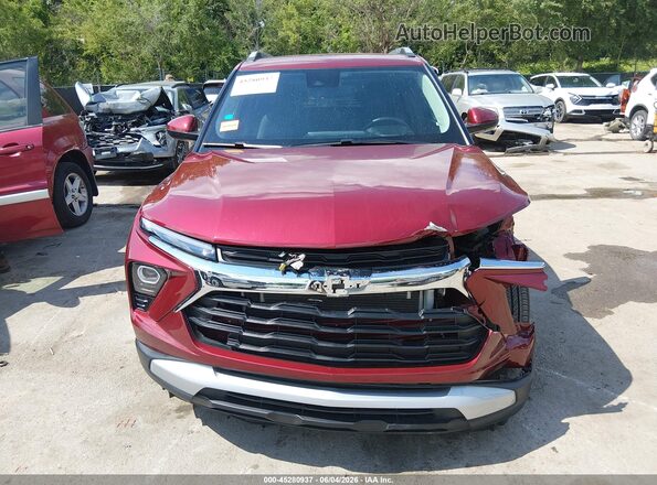 KL79MPSL5SB148323 2025 CHEVROLET TRAILBLAZER Red Rear interior view