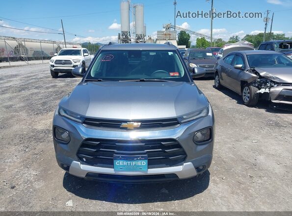 KL79MPSL6MB001446 2021 CHEVROLET TRAILBLAZER Gray უკანა სალონის ხედი