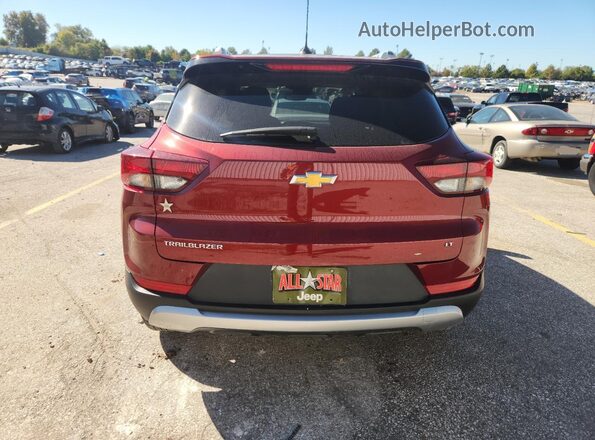KL79MPSL6NB008799 2022 CHEVROLET TRAILBLAZER Red Հետևի տեսք
