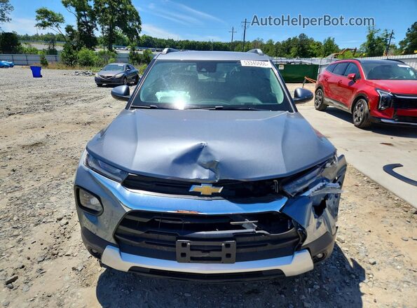 KL79MPSL6NB011265 2022 CHEVROLET TRAILBLAZER Gray Front view