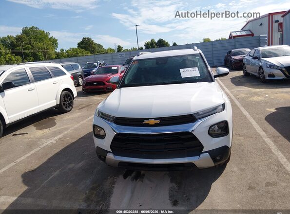 KL79MPSL6PB181564 2023 CHEVROLET TRAILBLAZER White Widok zestawu wskaźników