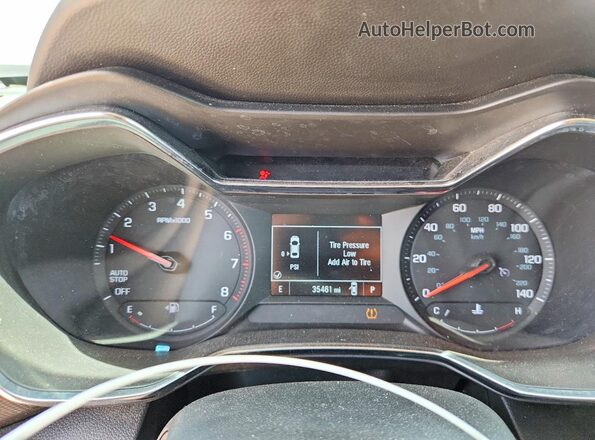 KL79MPSL6PB214367 2023 CHEVROLET TRAILBLAZER White Вид щитка приладів