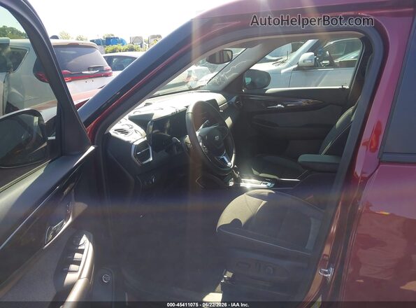 KL79MPSL6SB180584 2025 CHEVROLET TRAILBLAZER Burgundy წინა სალონის ხედი