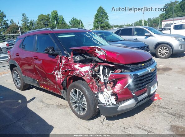 KL79MPSL6SB180584 2025 CHEVROLET TRAILBLAZER Burgundy უკანა სალონის ხედი