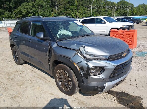 KL79MPSL7MB161044 2021 CHEVROLET TRAILBLAZER Gray Вид спереду