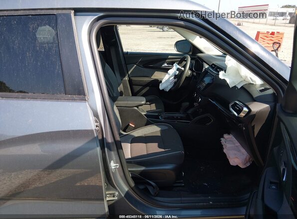 KL79MPSL7MB161044 2021 CHEVROLET TRAILBLAZER Gray Вид салону спереду