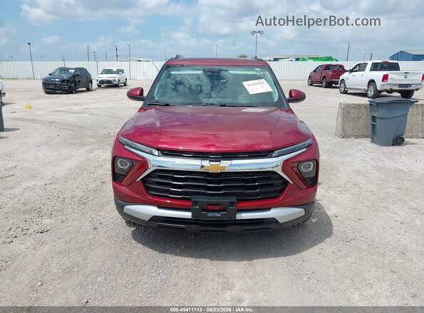 KL79MPSL7RB042532 2024 CHEVROLET TRAILBLAZER Бордовый Вид щитка приборов