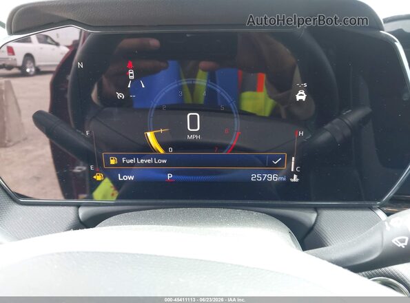 KL79MPSL7RB042532 2024 CHEVROLET TRAILBLAZER Бордовый Вид задних сидений