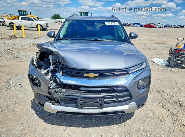KL79MPSL8MB147380 2021 CHEVROLET TRAILBLAZER Silver Front view