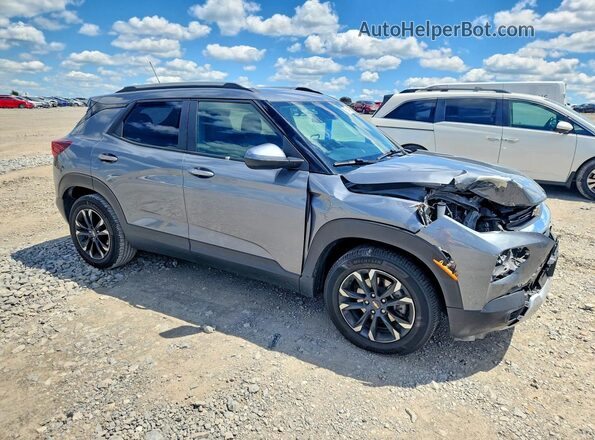 KL79MPSL8MB147380 2021 CHEVROLET TRAILBLAZER Silver Front right