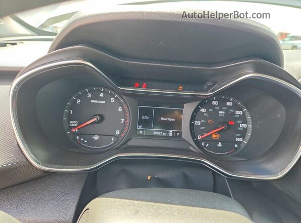 KL79MPSL8MB147380 2021 CHEVROLET TRAILBLAZER Silver Instrument cluster view