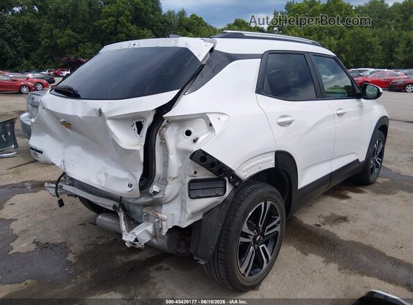 KL79MPSL8RB124074 2024 CHEVROLET TRAILBLAZER Белый Задняя правая четверть