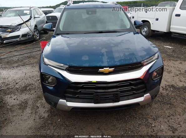 KL79MPSL9MB056019 2021 CHEVROLET TRAILBLAZER Blue Widok zestawu wskaźników