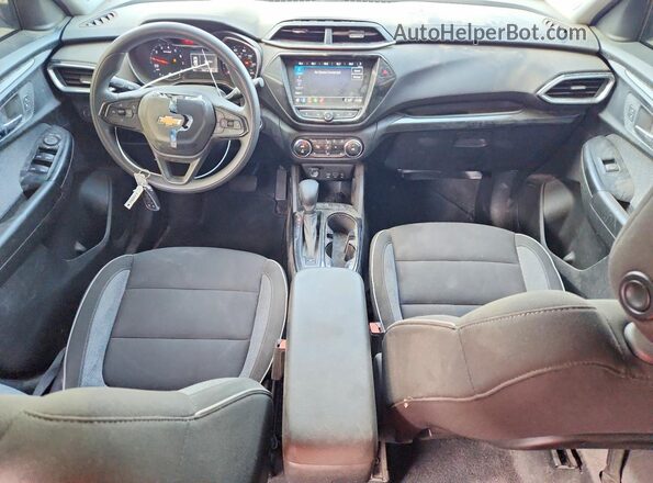 KL79MPSL9NB106824 2022 CHEVROLET TRAILBLAZER White Vista del salpicadero