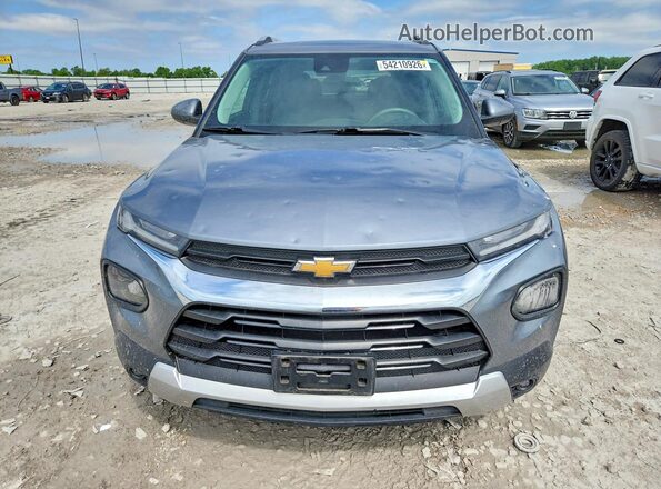 KL79MPSLXNB043684 2022 CHEVROLET TRAILBLAZER Gray Widok z przodu