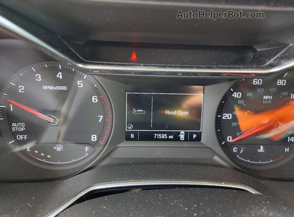 KL79MPSLXNB043684 2022 CHEVROLET TRAILBLAZER Gray Widok zestawu wskaźników