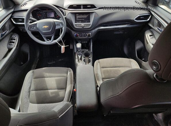 KL79MPSLXNB043684 2022 CHEVROLET TRAILBLAZER Gray Widok deski rozdzielczej
